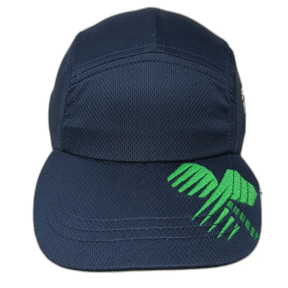 Headsweats 5 Panel Blue Hat OSFM Holyoke St. Patricks Road Race Shamrock Running